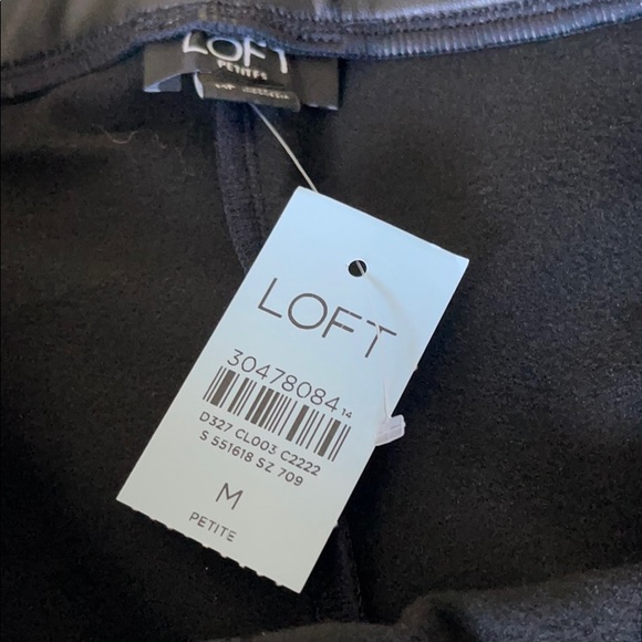 Loft Faux Leather Leggings - Picture 9 of 9